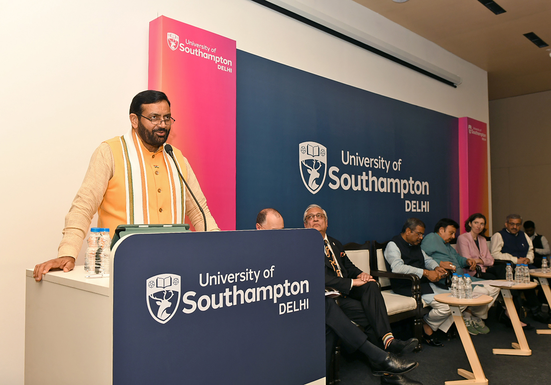 The Chief Minister of Haryana, Shri Nayab Singh Saini addressing at the Opening Ceremony of the University of Southampton’s