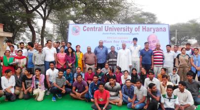 "Run for Unity" at Central University Haryana
