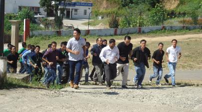 "Run for Unity" at Central University Nagaland