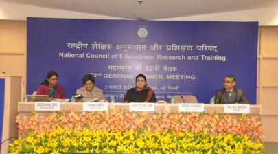 Union HRD Minister Smt Smriti  Irani attending the 52nd General Council Meeting of NCERT at New Delhi on 3rd February 2015