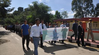 "Run for Unity" at Central University Manipur