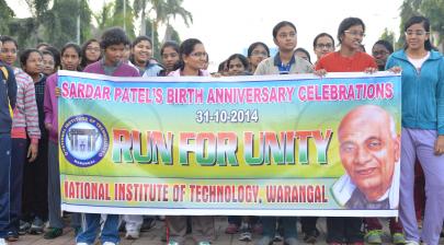 Celebration of "Rashtriya Ekta Divas" in NIT Warangal
