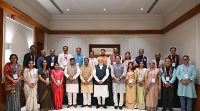 National Awardee Teachers on the eve of Teachers Day