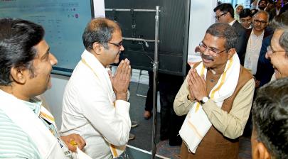 walkthrough of exhibition showcased at the ‘Bharat Bodhan AI Conclave-2026’