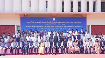 group photograph during the National Workshop on Risk Controls Maturity Scorecard for Higher Education