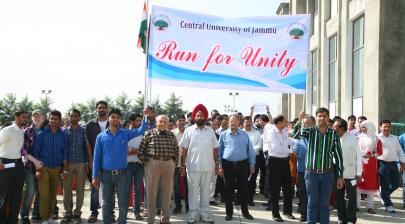 "Run for Unity" at Central University Jammu