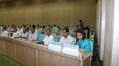 Union HRD Minister Smt Smriti Irani Chairs The 63rd Meeting of the CABE Held At Vigyan Bhawan