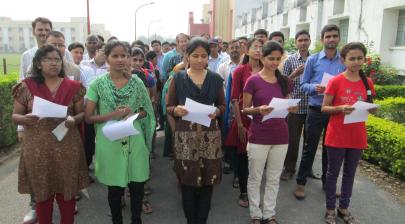 "Run for Unity" at Central University Bihar