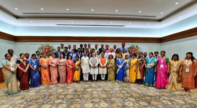 The Hon'ble Prime Minister Shri Narendra Modi met the awardees of National Award to Teachers 2019