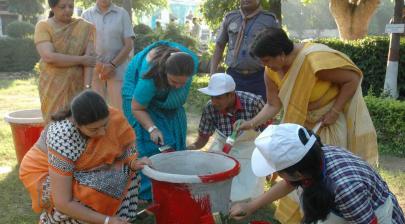 SwachhVidyalaya campaign at KV, New Delhi