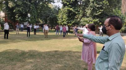Taking Pledge regarding Covid-19 Awareness Campaign