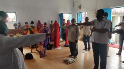 Taking Pledge regarding Covid-19 Awareness Campaign