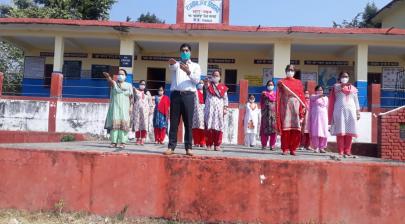 Taking Pledge regarding Covid-19 Awareness Campaign