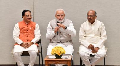The Hon'ble Prime Minister Shri Narendra Modi met the awardees of National Award to Teachers 2019