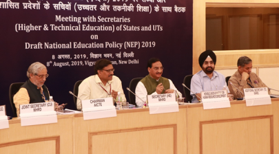 Meeting with Secretaries Higher and Technical Education of States and UTs